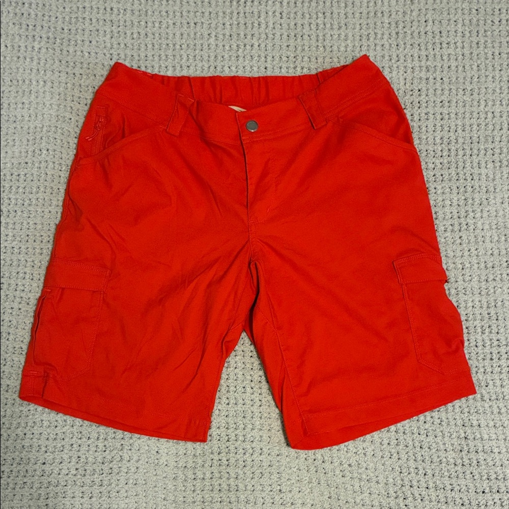 Duluth Trading Co Red/Orange Cargo Shorts